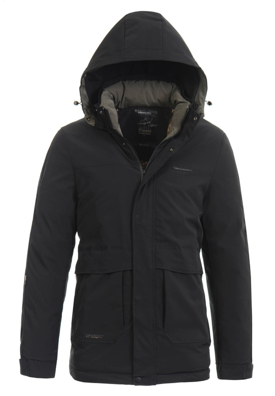 Męska Zimowa Kurtka Czarna