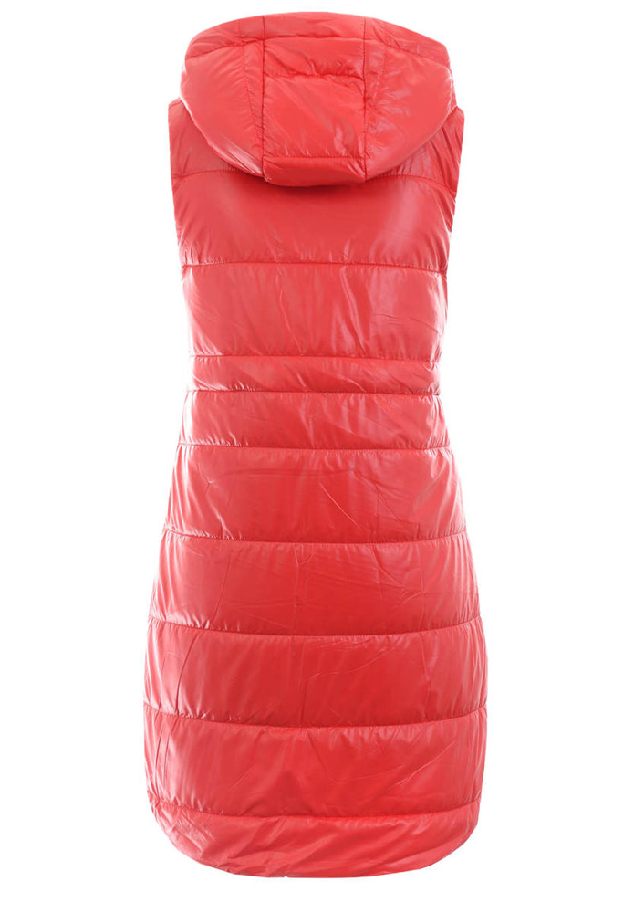 Damska Kamizelka Bezrękawnik Czerwony
