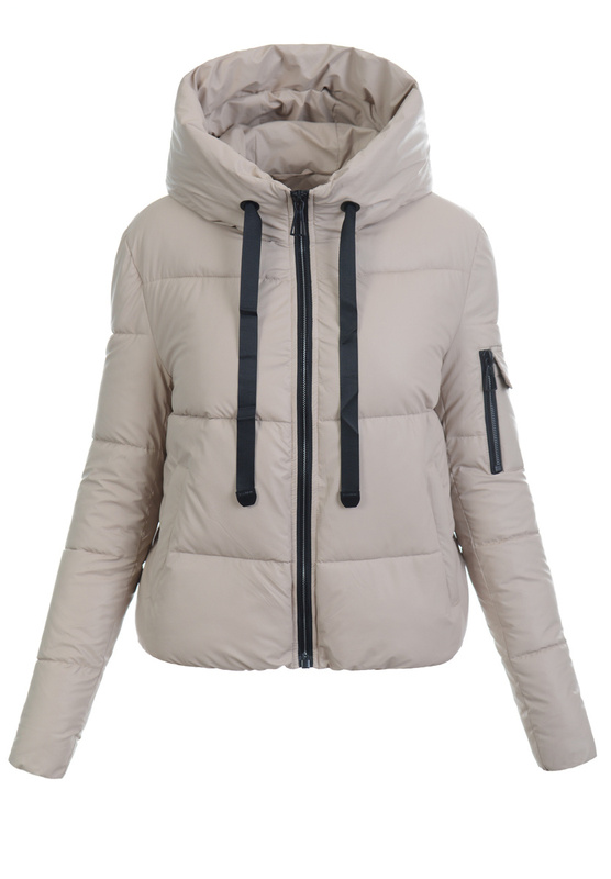 Damska Kurtka Zimowa Beżowa