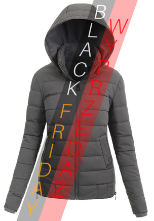 Damska Kurtka Zimowa Szara