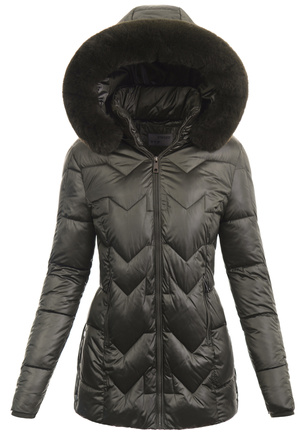 Damska Kurtka Zimowa Zielona