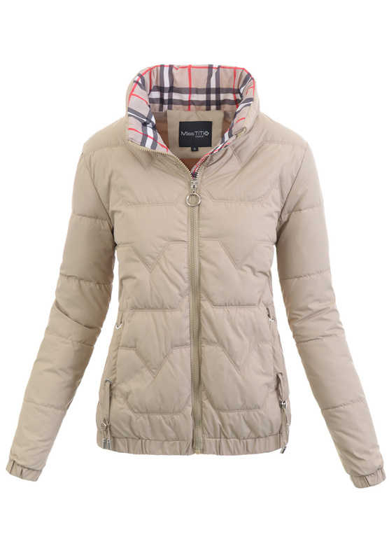 Kurtka Parka Wiosenna Beżowa