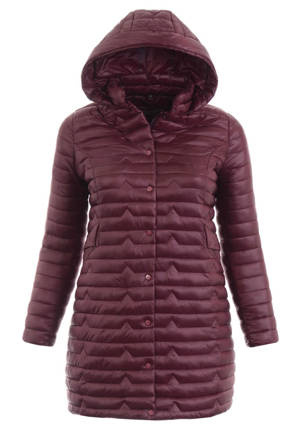 Kurtka Ortalionowa Wiosenna Bordowa