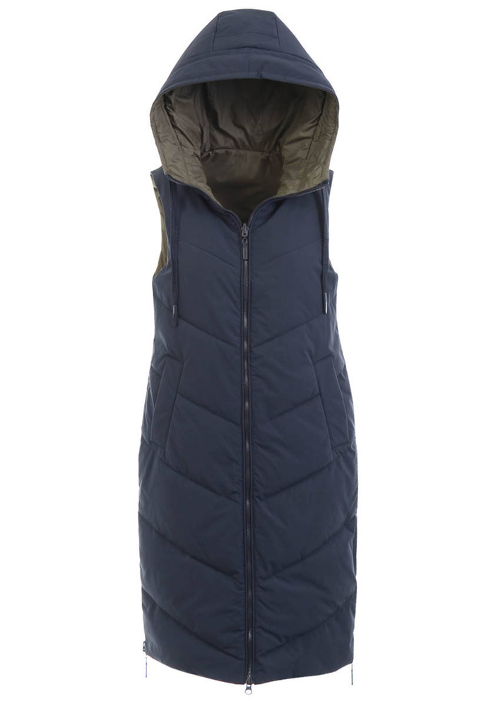 Damska Kamizelka Bezrękawnik Granat