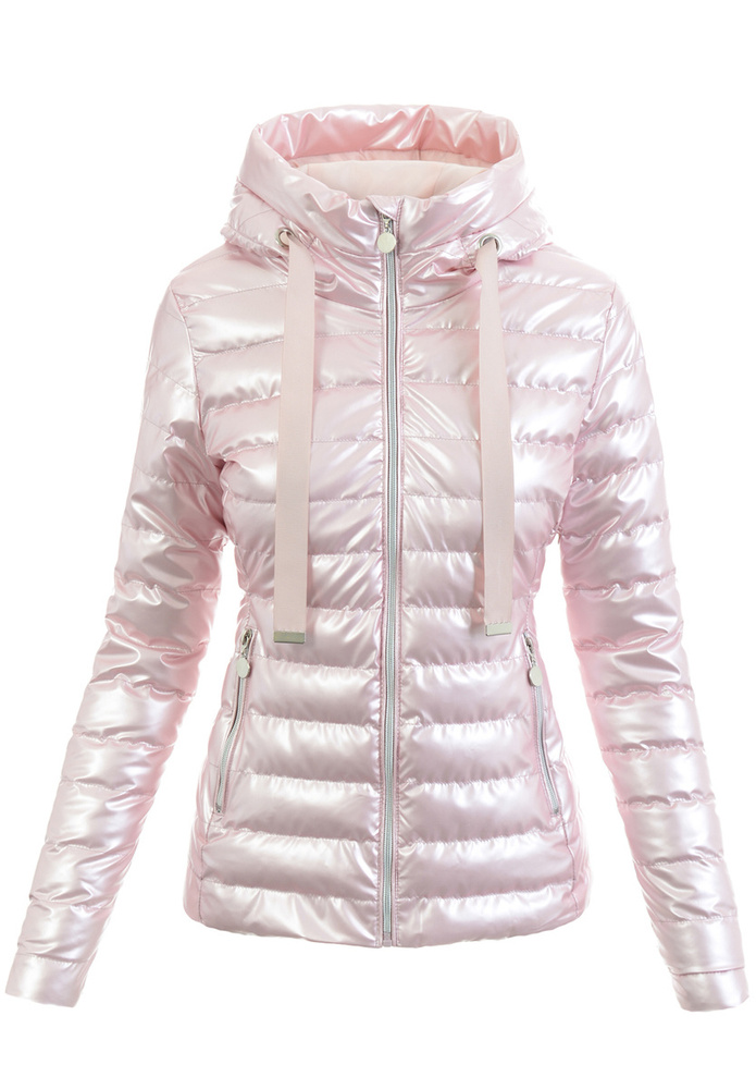 Kurtka Parka Wiosenna Różowa