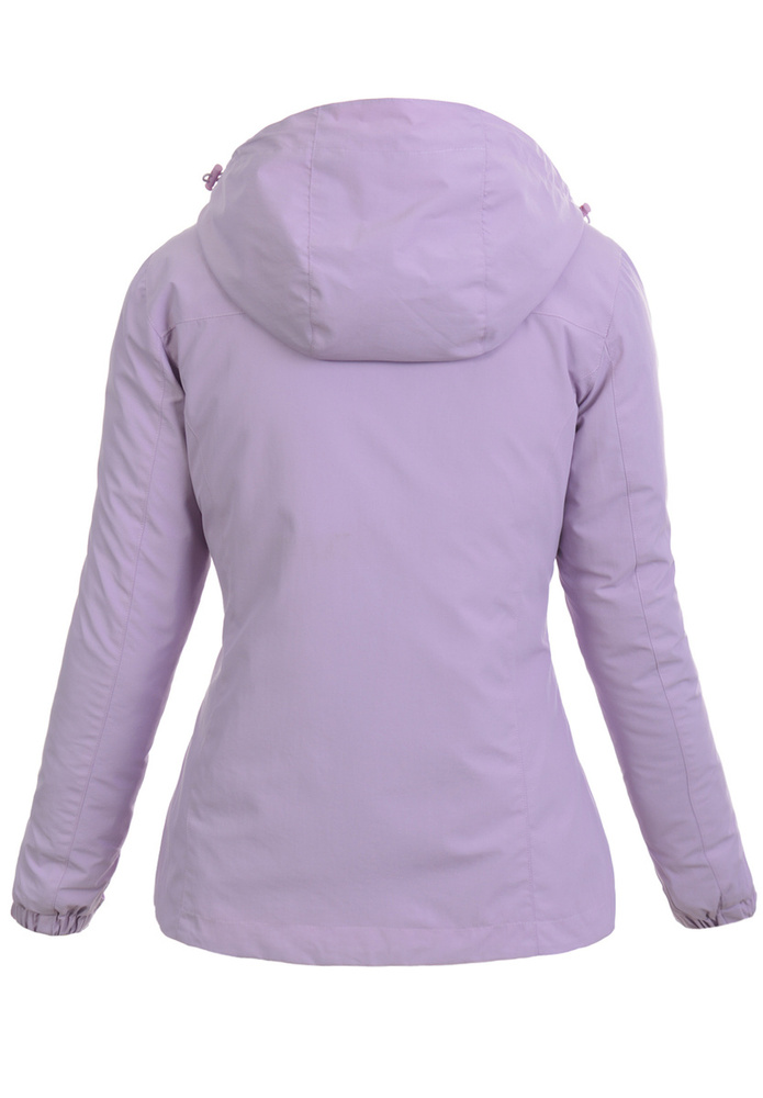 Kurtka Parka Przejściowa Fioletowa