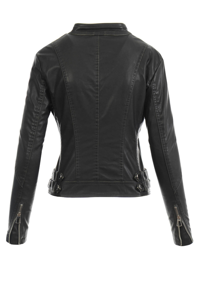 Damska Kurtka Ramoneska Czarna