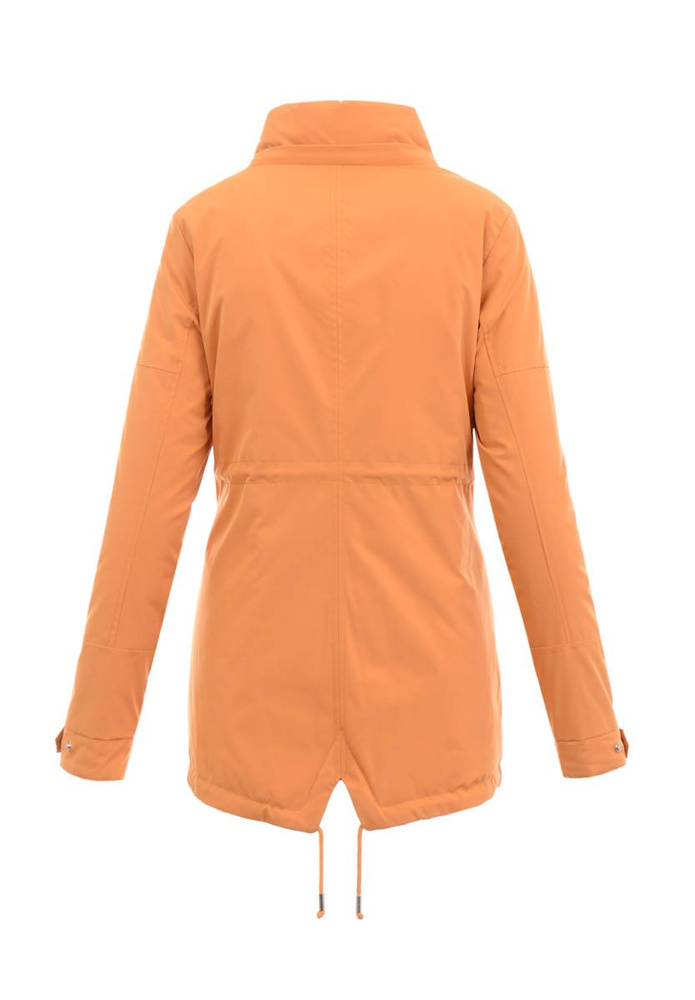 Damska Parka Wiosenna Dwustronna Żółta