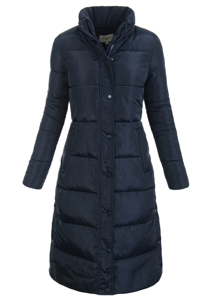 Damska Zimowa Ortalionowa Kurtka Granatowa