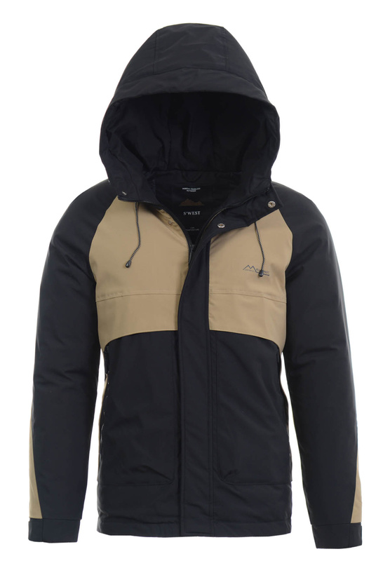 Męska Zimowa Kurtka Ciemno Beżowy