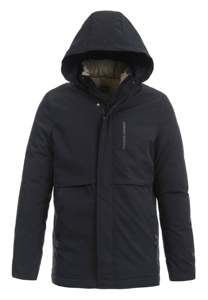 Męska Zimowa Kurtka Granatowa