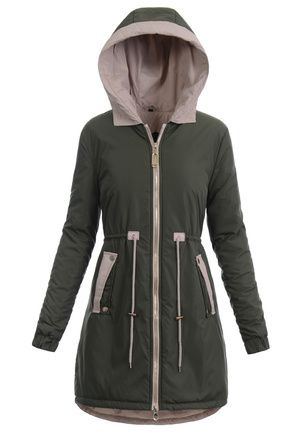 Kurtka Parka Wiosenna Zielona