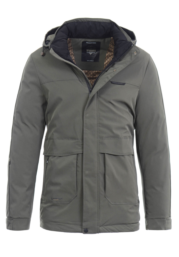 Męska Zimowa Kurtka Khaki