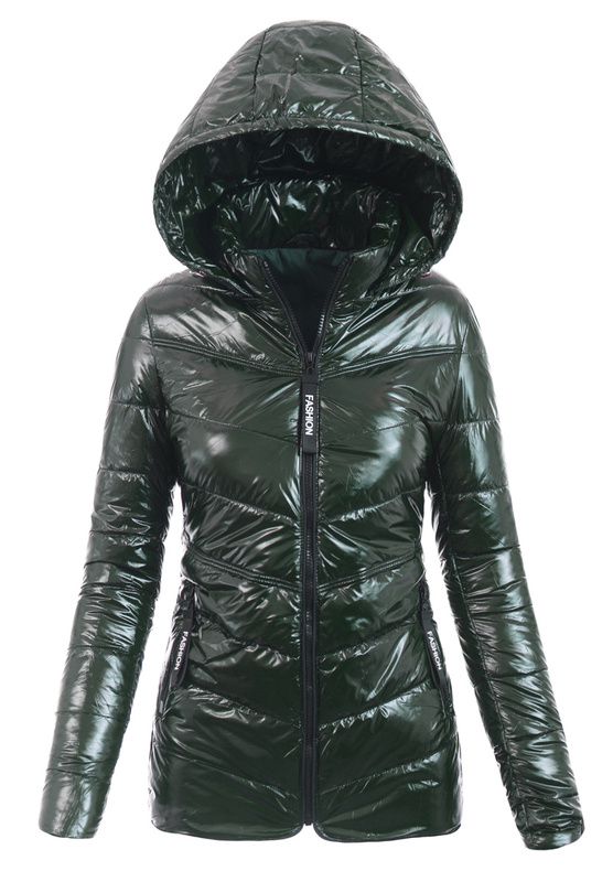 Damska Wiosenna Ortalion Kurtka Zielona