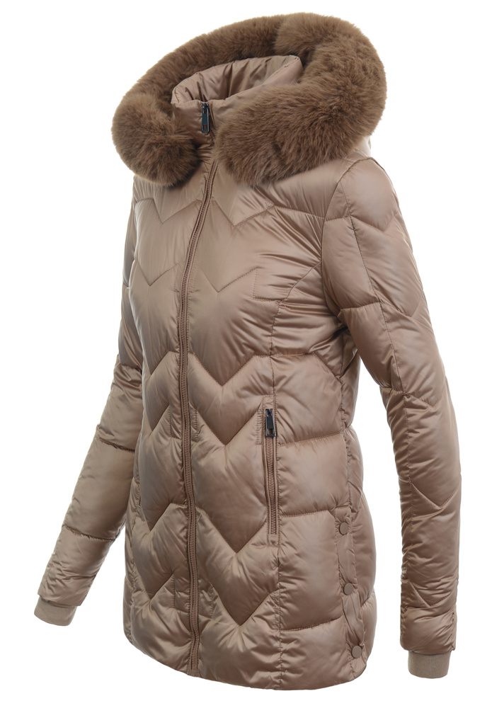 Damska Kurtka Zimowa Złota