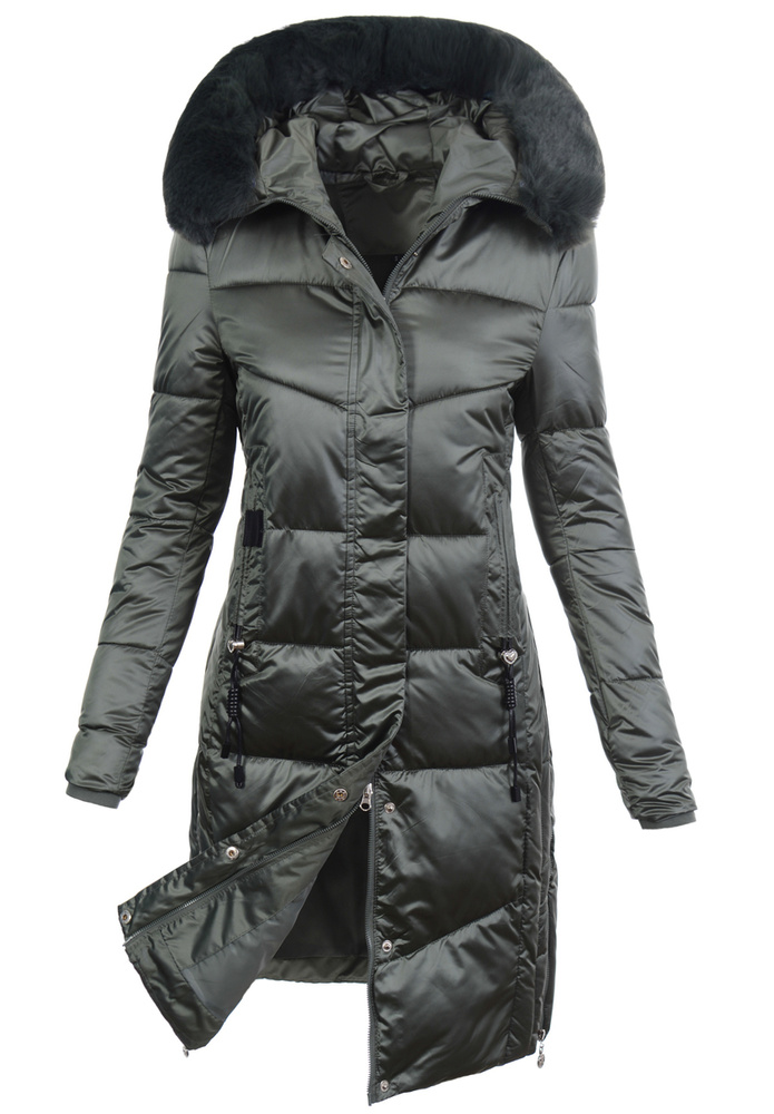 Damska Kurtka Zimowa Zielona