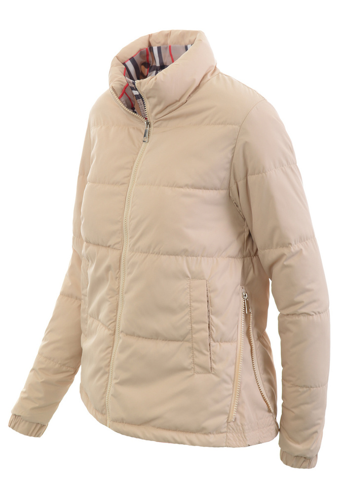 Kurtka Parka Wiosenna Jasno Beżowa