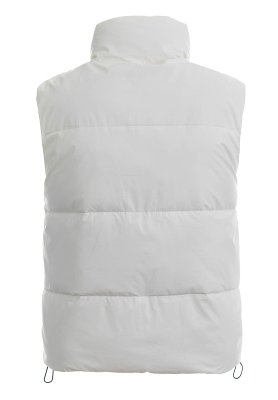 Damska Kamizelka Bezrękawnik Biały