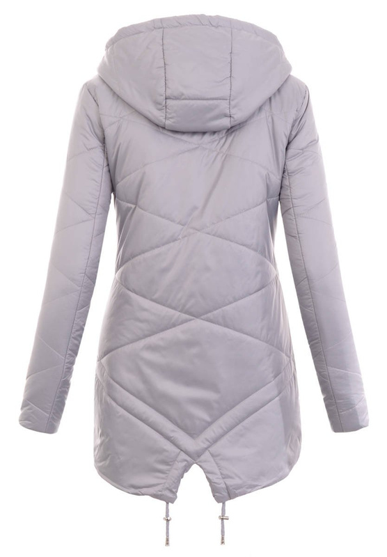 Damska Wiosenna Kurtka Janka Szara