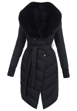 Damska Kurtka Zimowa Janso Brązowa