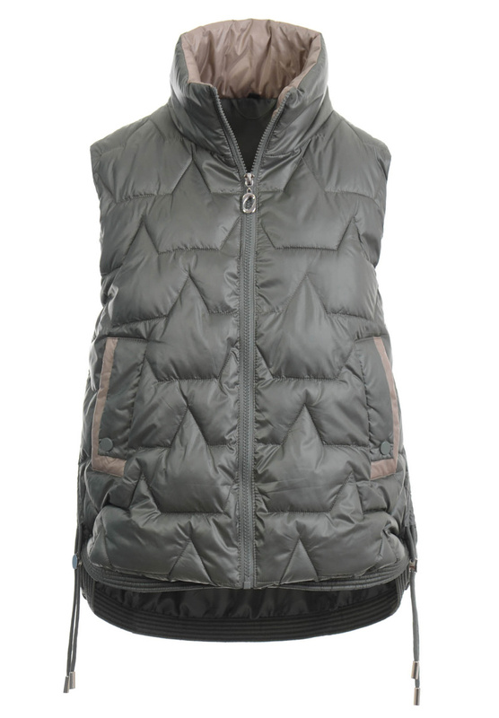 Damska Kamizelka Bezrękawnik Zielony