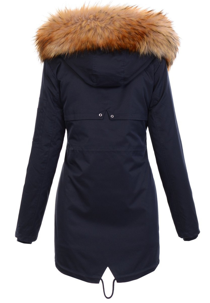 Parka Zimowa 2w1 Sylwia Granatowa