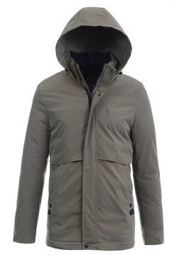 Męska Zimowa Kurtka Beżowa