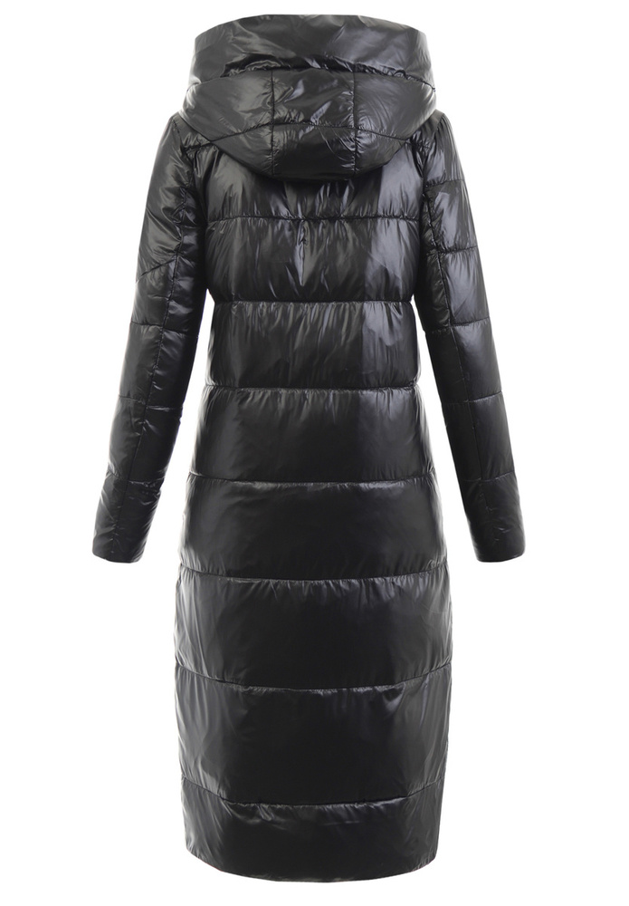 Damska Zimowa Ortalionowa Kurtka Czarna