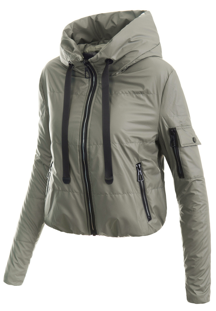 Kurtka Parka Wiosenna Zielona