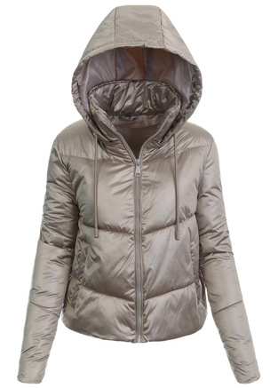 Kurtka Parka Wiosenna Beżowa