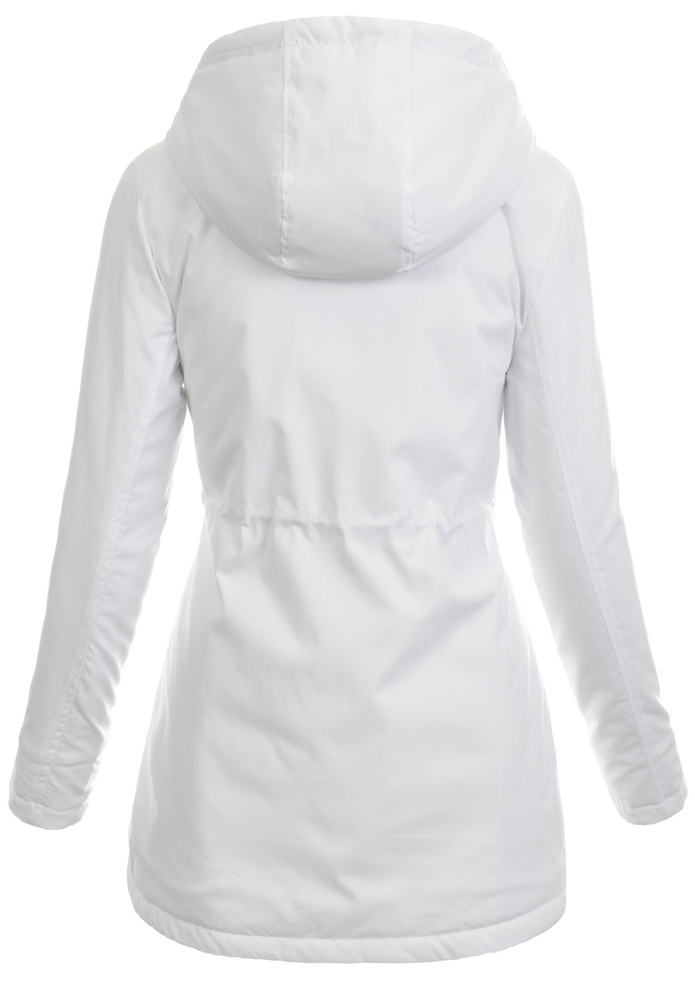 Kurtka Parka Wiosenna Biała