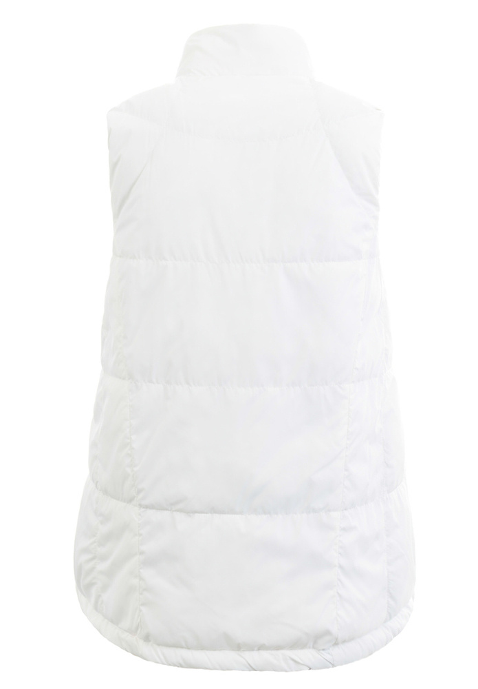 Damska Kamizelka Bezrękawnik Biały