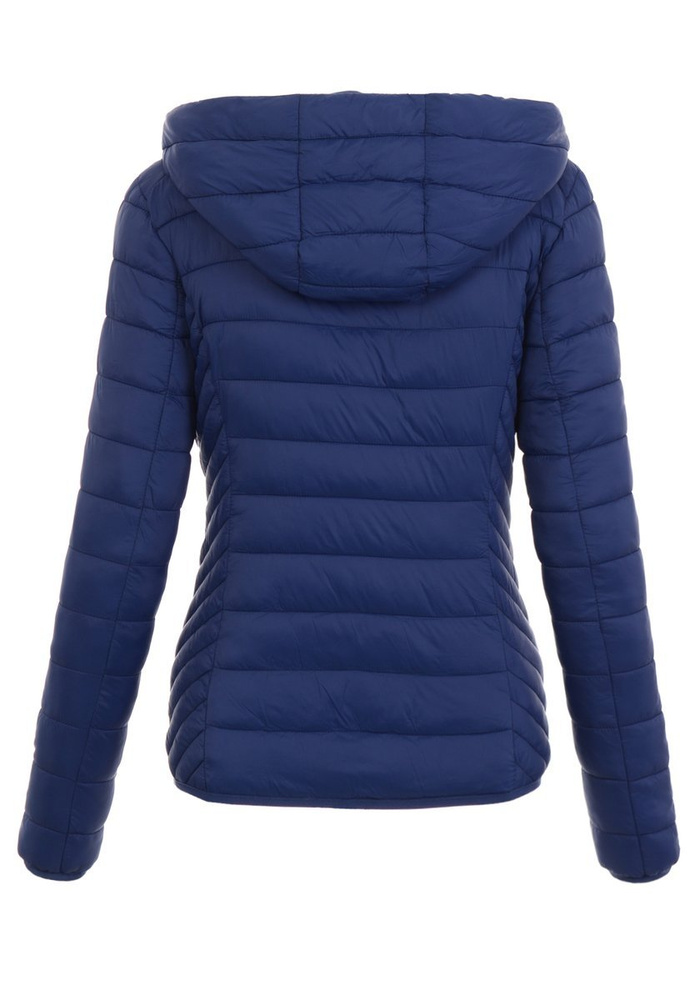 Damska Wiosenna Ortalion Kurtka Granatowa