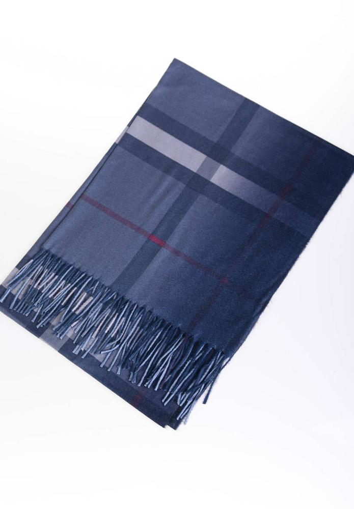 Szal Damski Ciemno Niebieski