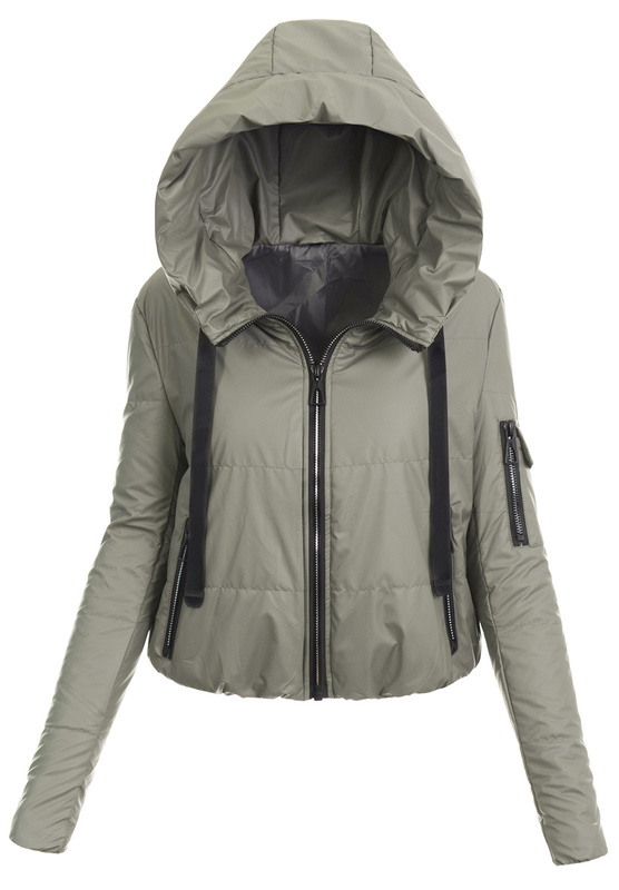 Kurtka Parka Wiosenna Zielona