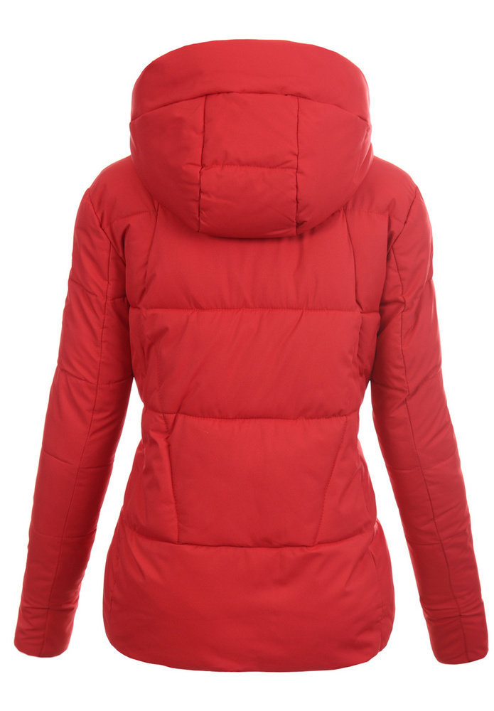 Damska Kurtka Zimowa Czerwona