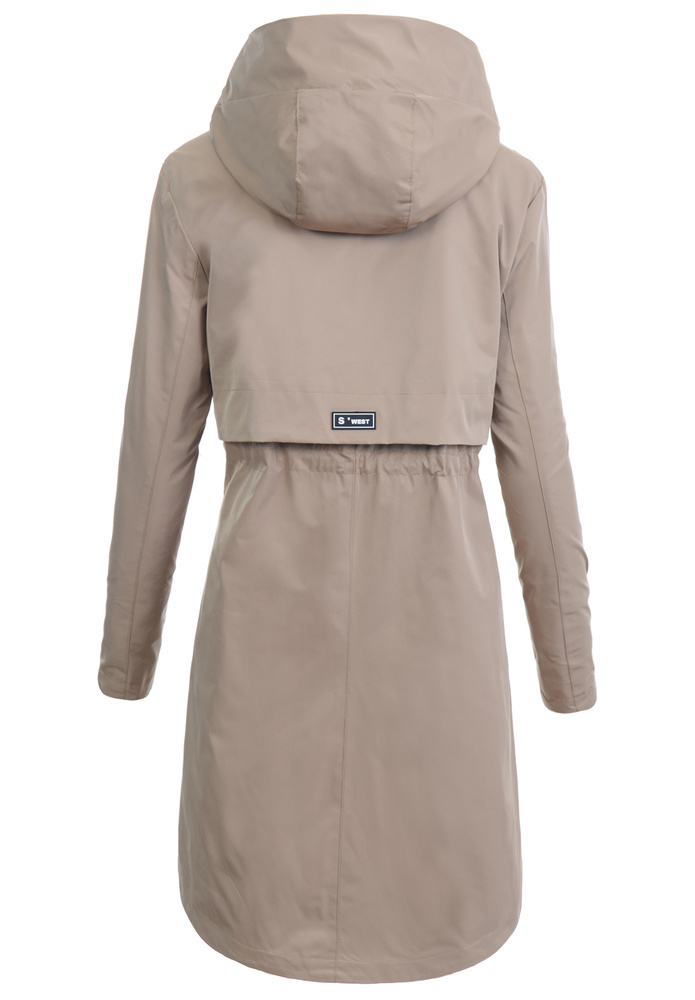 Kurtka Parka Wiosenna Beżowa