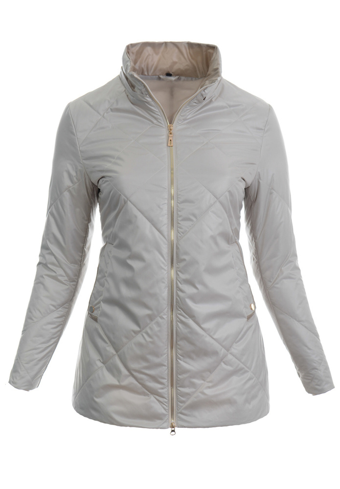 Kurtka Parka Wiosenna Ecru