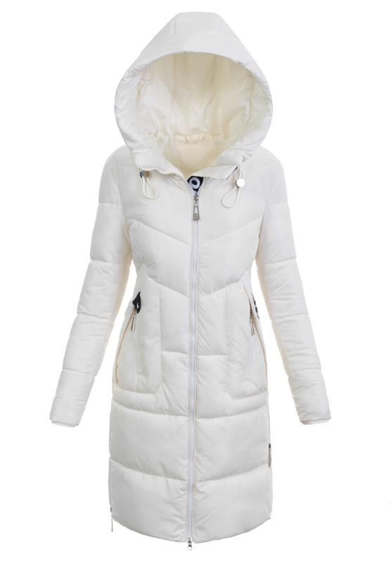 Damska Kurtka Zimowa Waniliowa