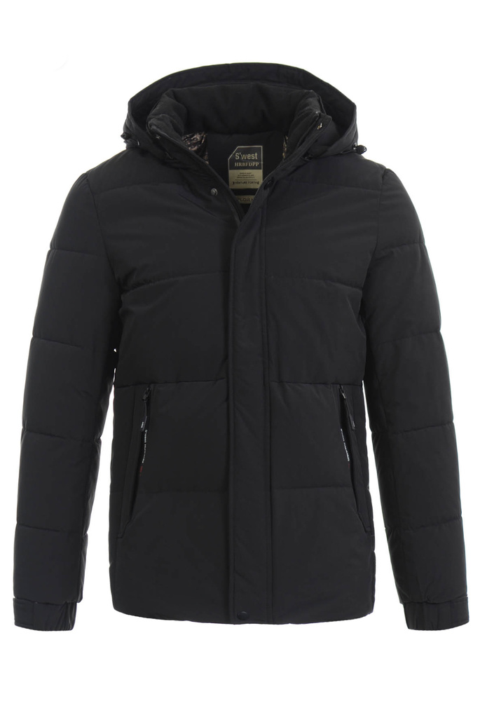 Męska Zimowa Kurtka Czarna