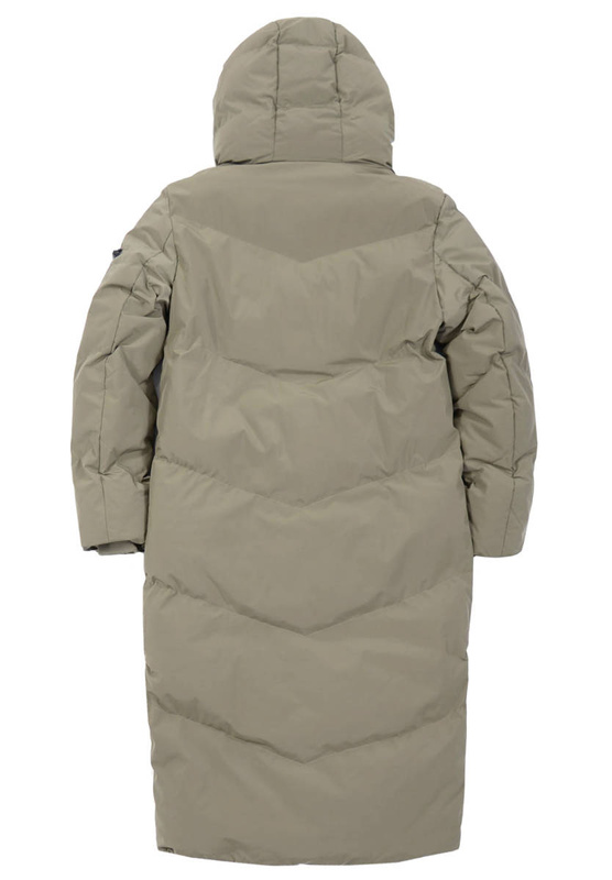 Damska Zimowa Ortalionowa Kurtka Zielona