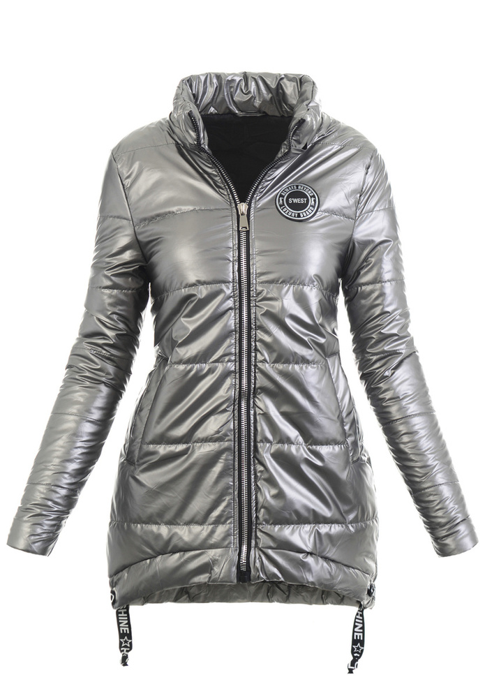 Kurtka Wiosenna Grafitowa