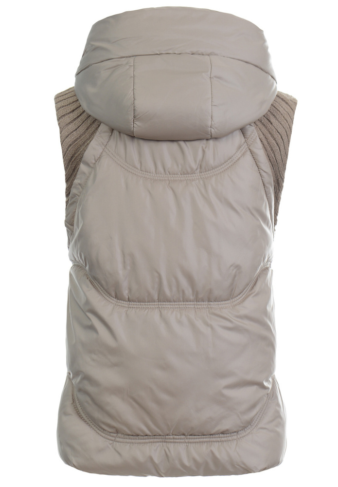 Damska Kamizelka Bezrękawnik Cappuccino
