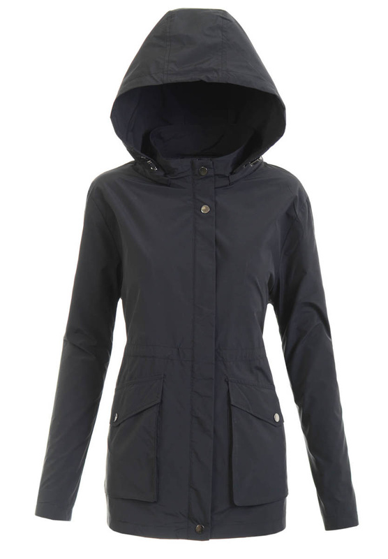 Kurtka Ortalionowa Wiosenna Czarna