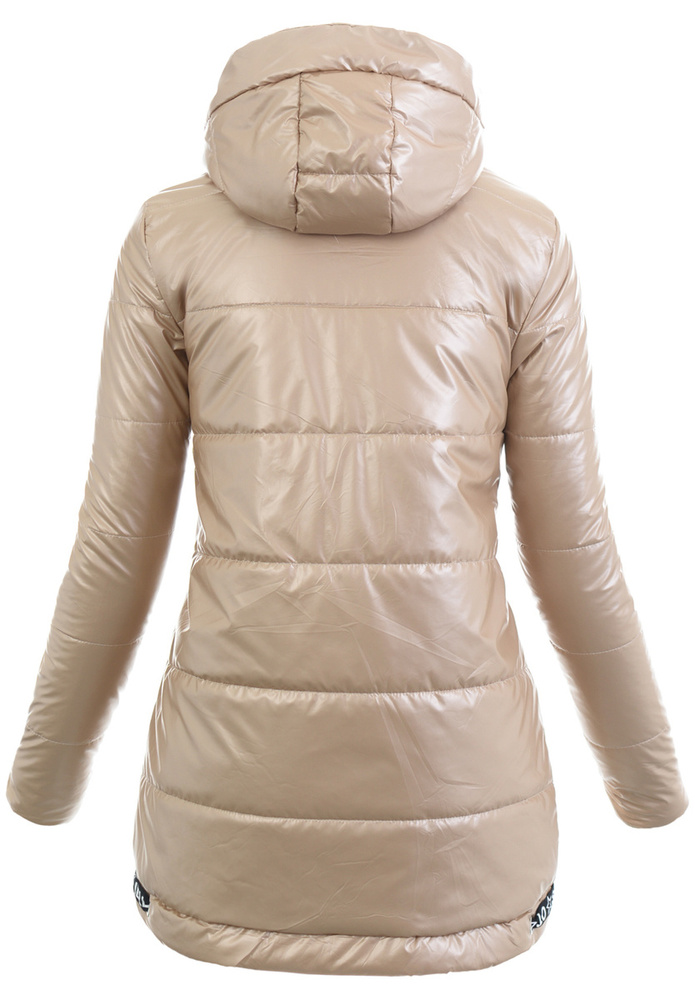 Kurtka Parka Wiosenna Beżowa