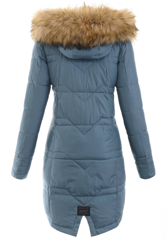 Damska Zimowa Kurtka Zielona