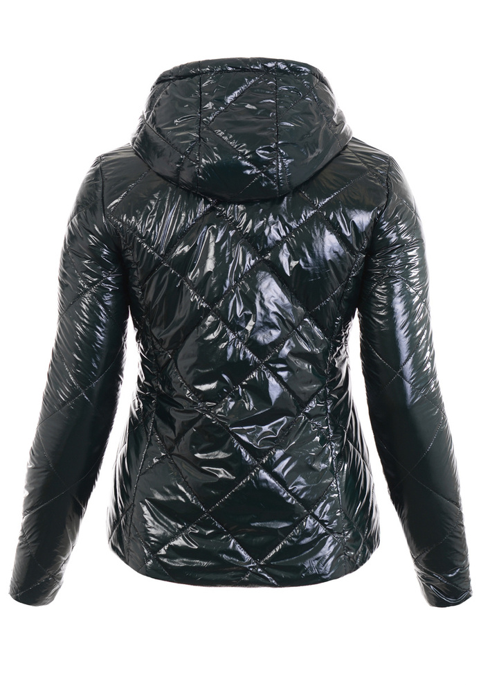 Damska Wiosenno-Jesienna Kurtka Zielona