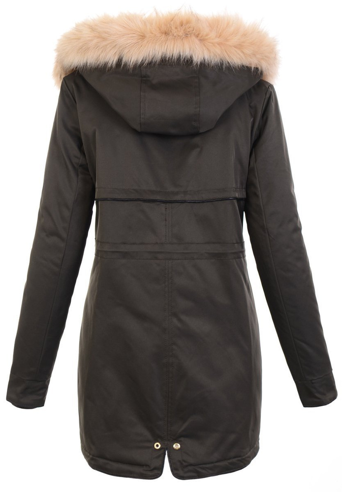 Damska Zimowa Kurtka Khaki