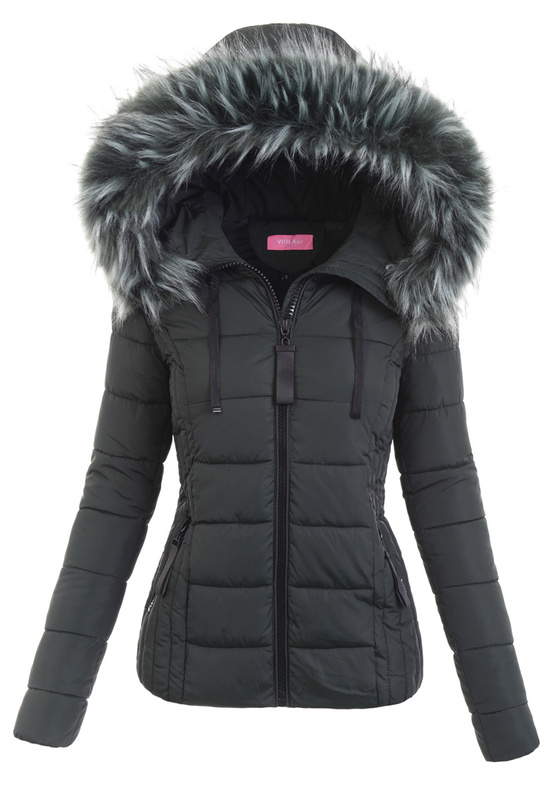 Damska Zimowa Kurtka Zielona