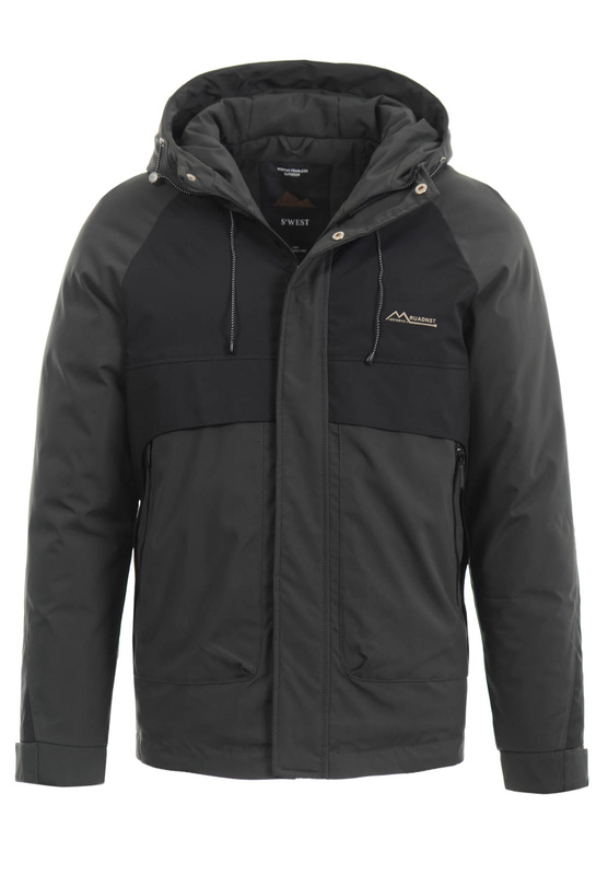 Męska Zimowa Kurtka Czarna